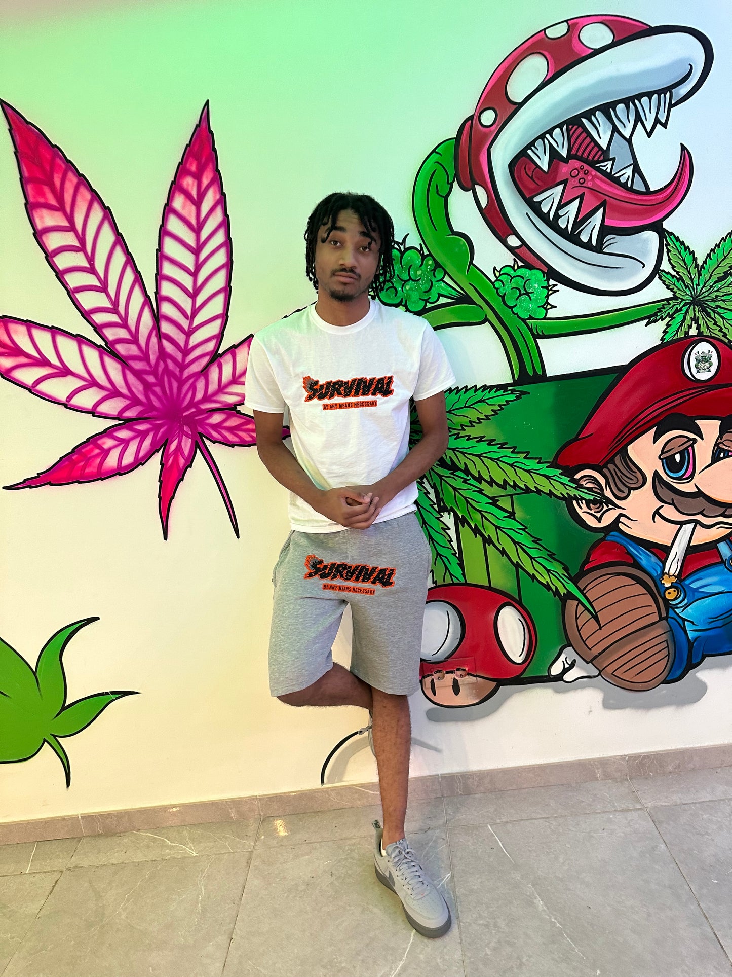 Sunset orange T-shirt