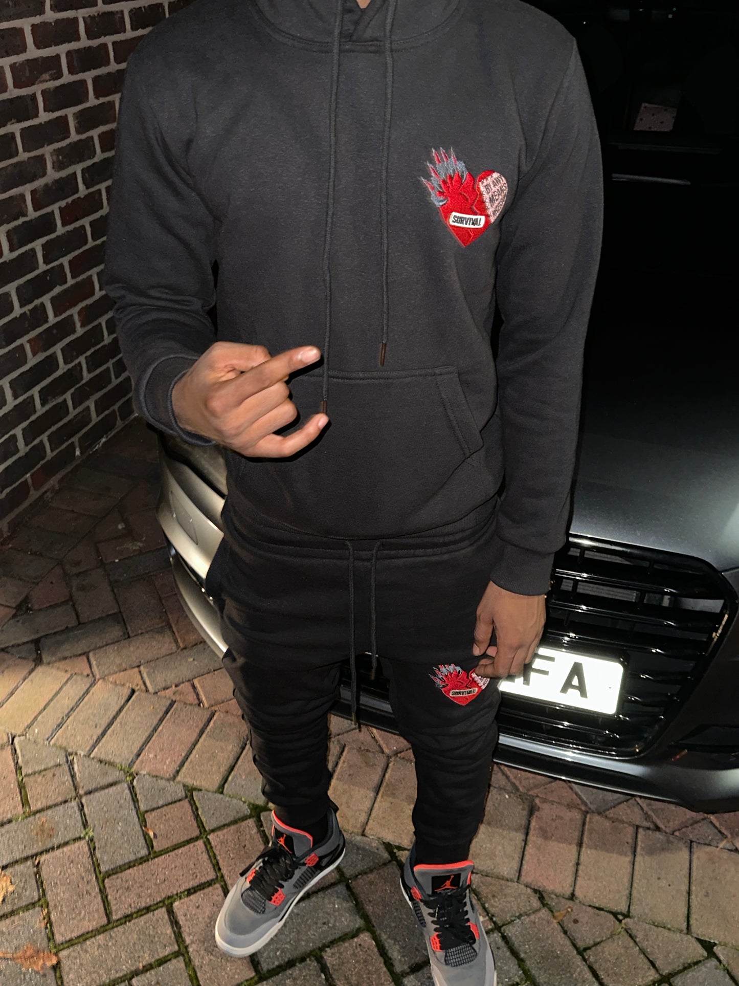 Broken heart tracksuit