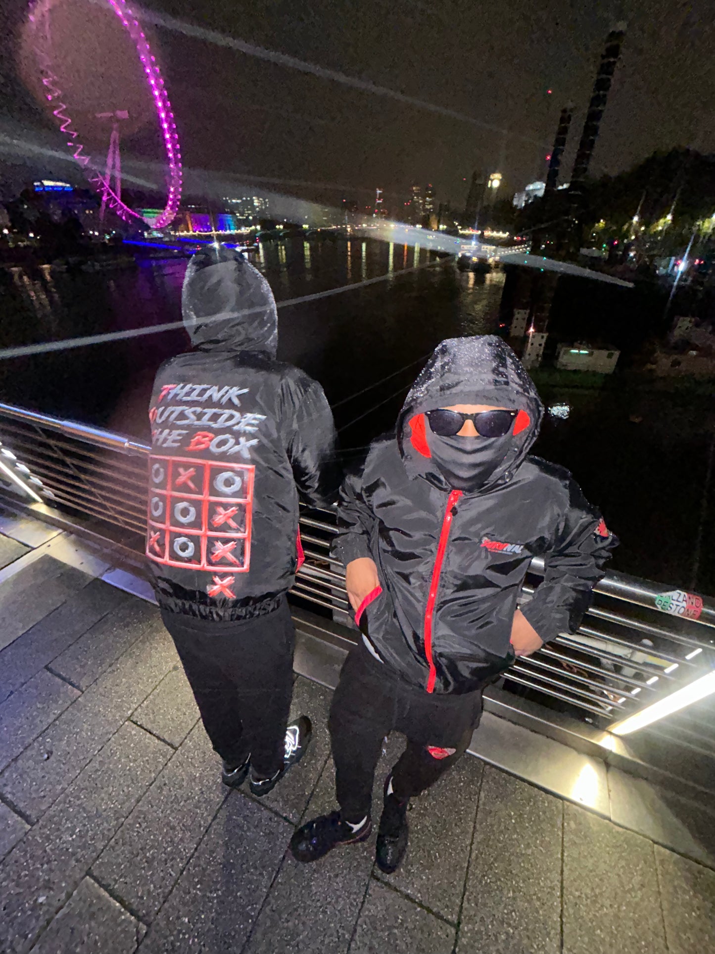 TOTB Windbreaker Black/grey/red variant
